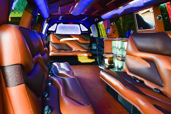 Party buses with comfortable leather seats